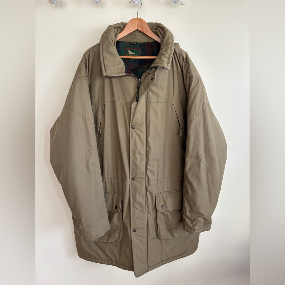 Vintage Field & Stream Flannel Lined Field Parka Chore Coat Men’s 3XLT